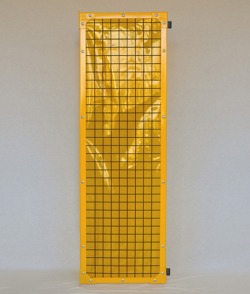 2x2 Mesh with Yellow Weld Screen - Hinge Right