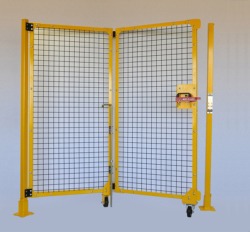 2x2 Mesh Left Hand Bi-Fold In Gate